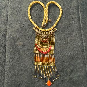 Beads long necklace